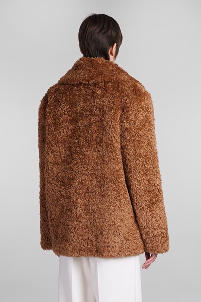 Coat In Brown Polyamide Polyester