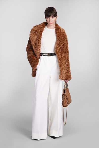 Coat In Brown Polyamide Polyester