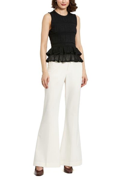 Mac Duggal Ruffle Hem Shirt