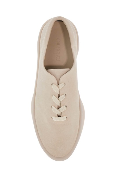 minimalist suede sneakers 101 bone