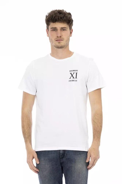 elegant  front print men's t-shirt