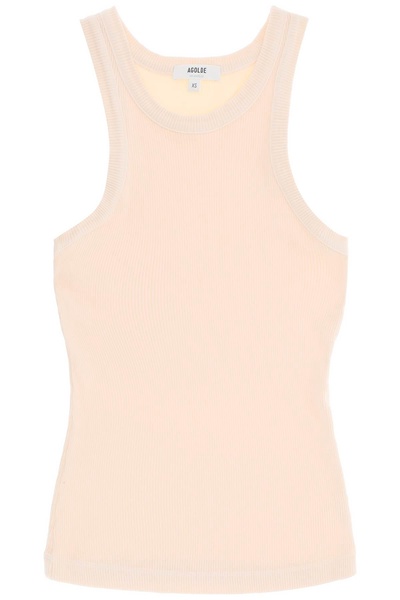 Agolde ribbed sleeveless top b