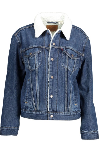 Levi'S Blue Cotton Jackets & Coat
