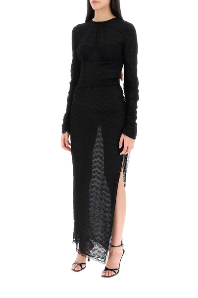 long lace gown
