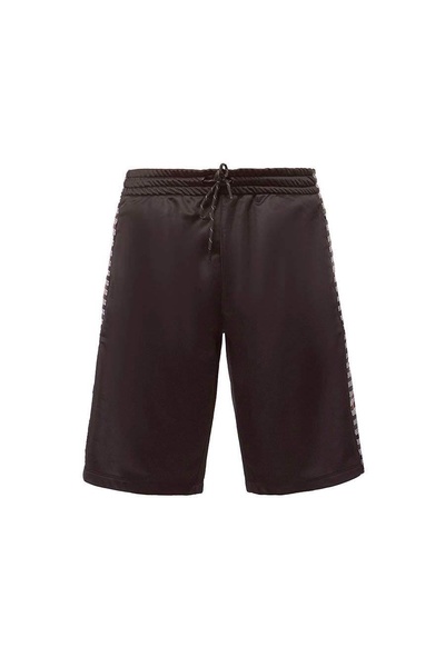 Bikkembergs Black Polyester Short