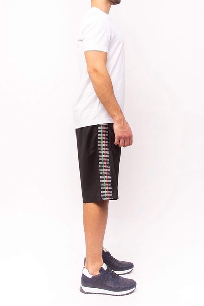 Bikkembergs Black Polyester Short