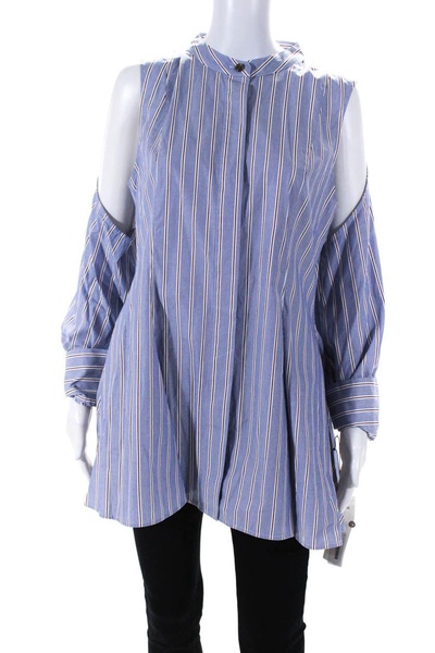 womens snow drop blouse ice blue