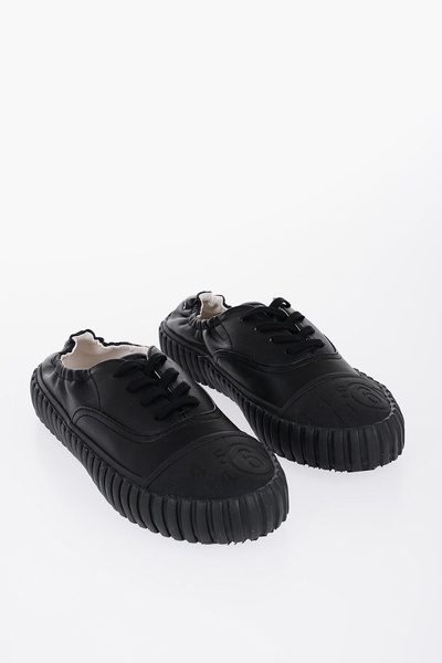 mm6 leather city low-top sneakers