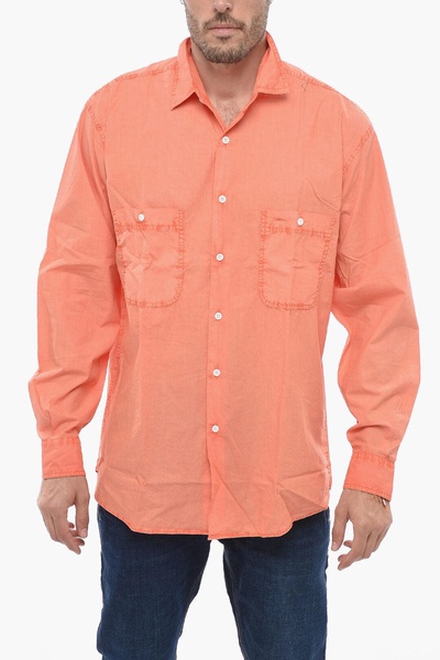 long sleeved shirt with brest pockets