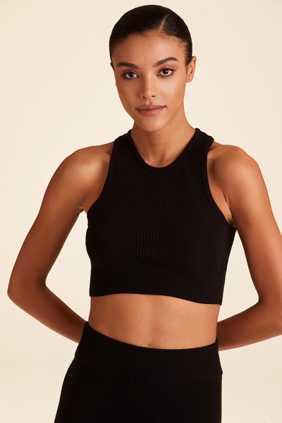 goddess cashmere crop tank