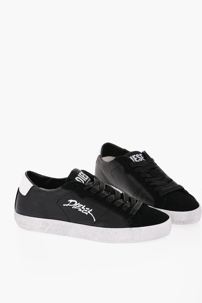 embroidered logo leroji eco-leather sneakers