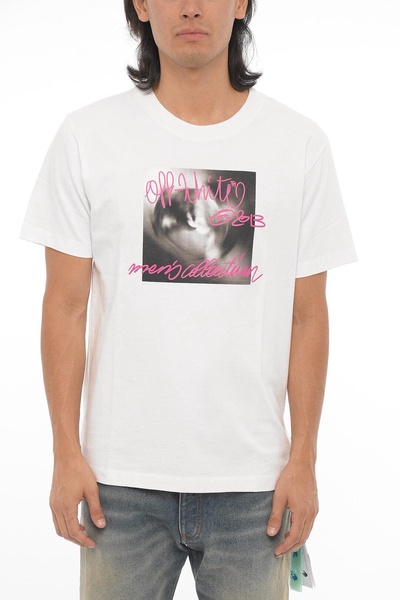 cotton tornato crew-neck t-shirt with print