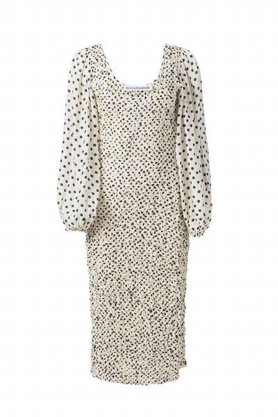 hadley dress in off white