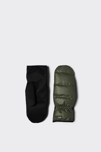trekker mittens in evergreen