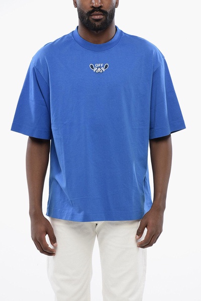 embroidered bandana arrow crewneck t-shirt