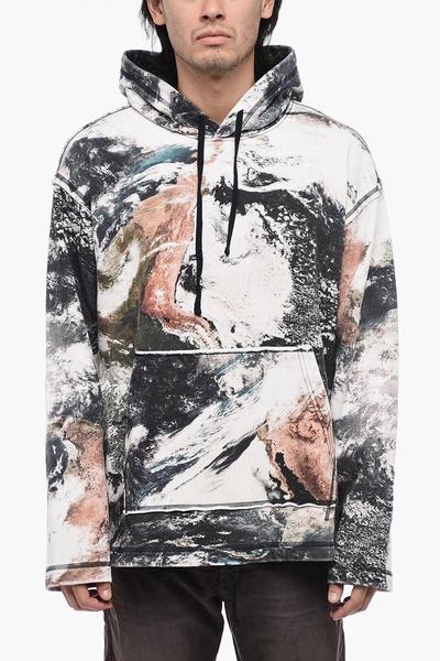multicolored s-pay-hood.l1 sweatshirt with loose fit