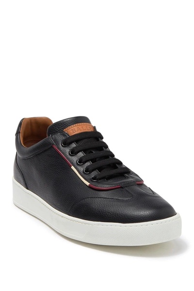 baxley men's 6230467 black leather sneakers