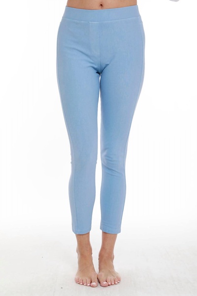 high rise jegging in light blue
