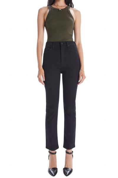 high waist rider ankle jeans in not guilty