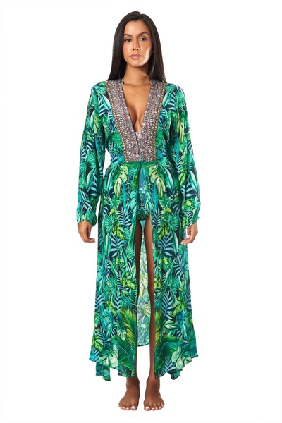 petra wrap 2 way sleeve maxi dress