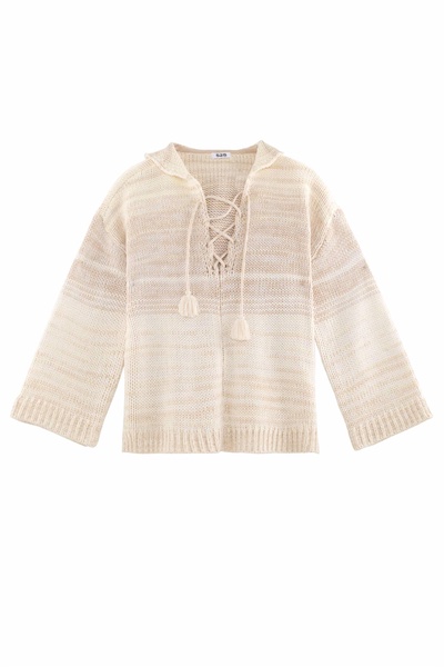 ombre hoodie in bare multi