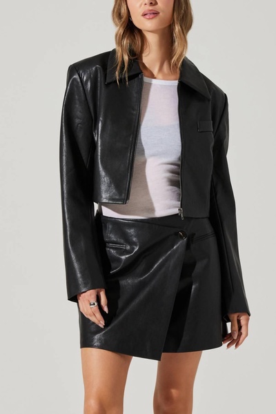 linley jacket in black