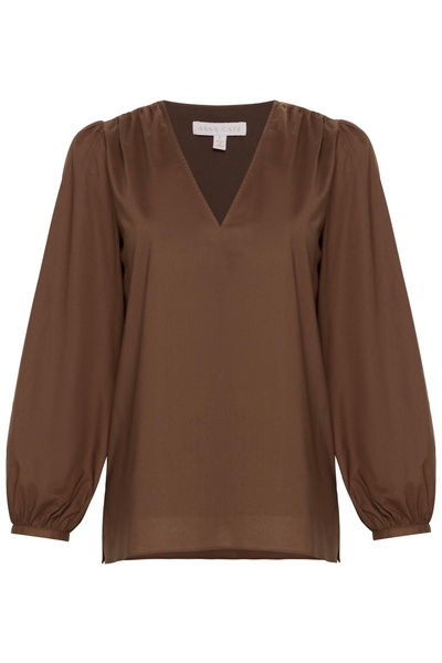 women's kelly top in chocolate