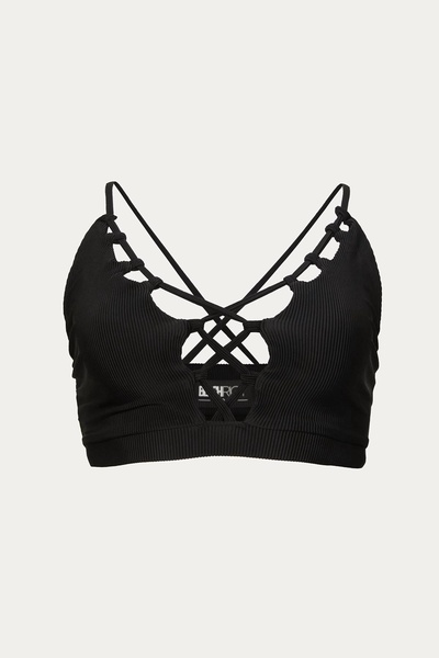 nicolette top in black