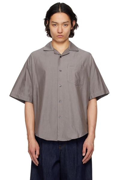 Cotton gabardine shirt
