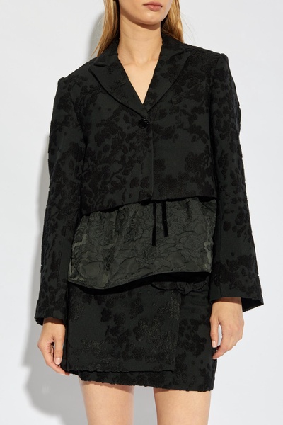 Ganni Floral Pattern Blazer