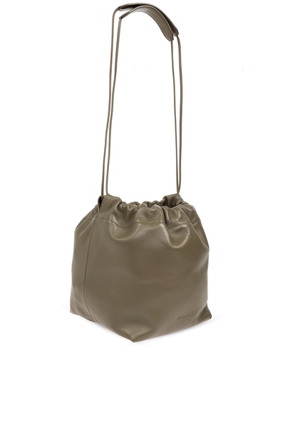 JIL SANDER Leather shoulder bag Dumpling