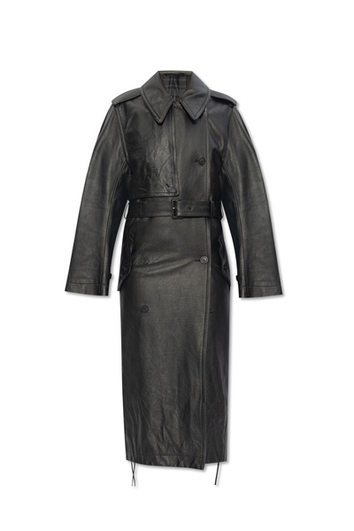 Balenciaga Leather trench coat