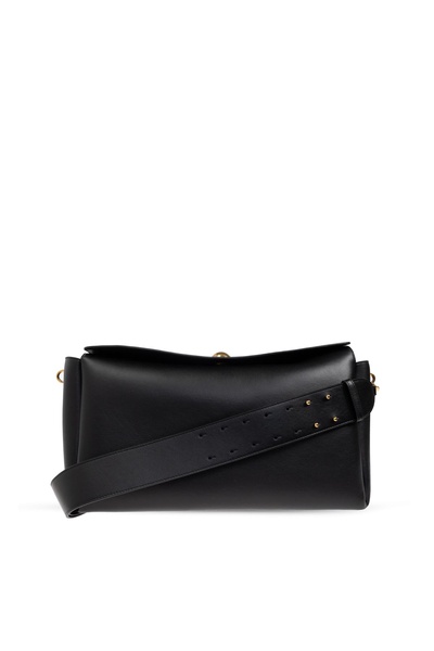 Ami Alexandre Mattiussi Leather shoulder bag