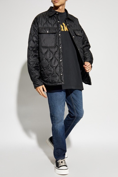 Palm Angels Quilted jacket with logo