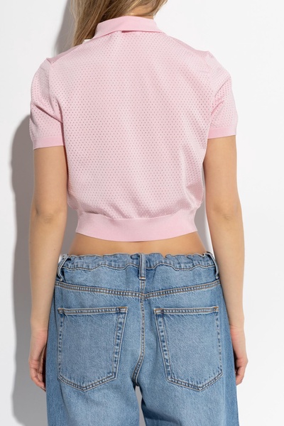 T by Alexander Wang Polo shirt with printed logo