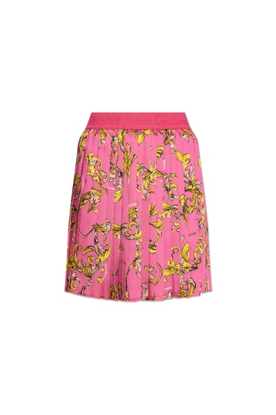 Versace Jeans Couture Pleated skirt with Outline Barocco print
