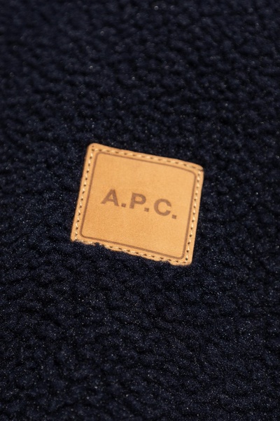 A.P.C. Fleece with a stand-up collar