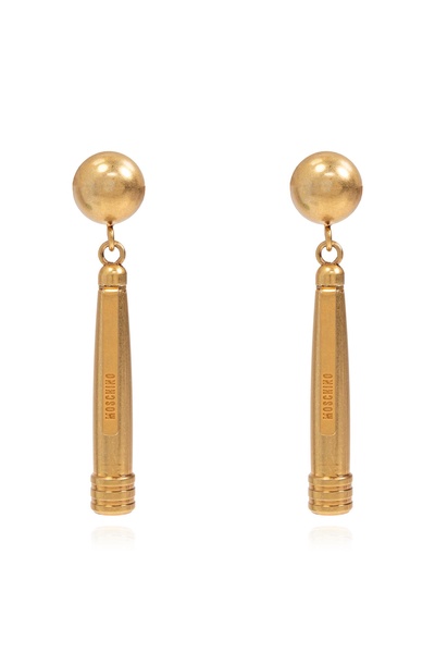 Moschino Earrings with pen motif