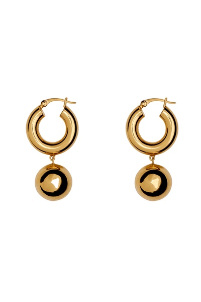 LIE STUDIO Silver Earrings ‘The Marie’ by Lie Studio