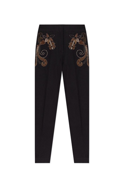 Forte Forte Pants with shimmering appliqués