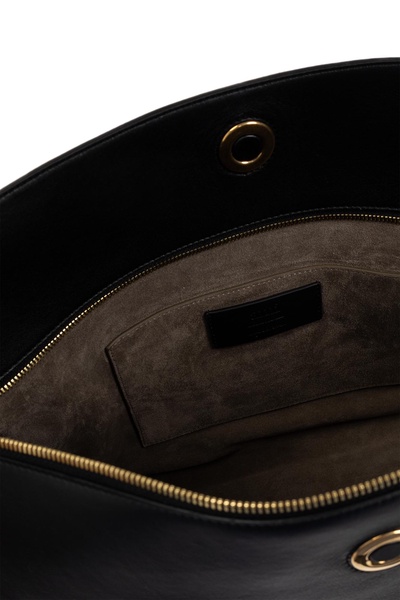 Ami Alexandre Mattiussi Leather shoulder bag