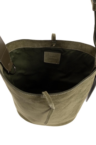 LIE STUDIO Suede bag The Norma in shopper style
