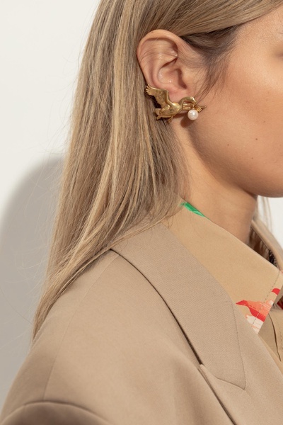 Moschino Brass earrings with pearl
