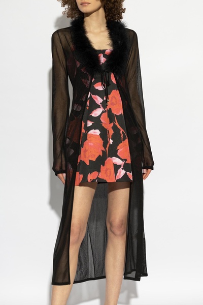 Blumarine Cardigan with fur