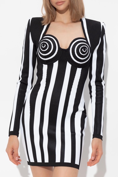 Balmain Dress with striped pattern