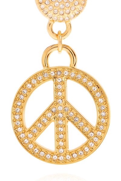 Moschino Clip-on earrings with crystals