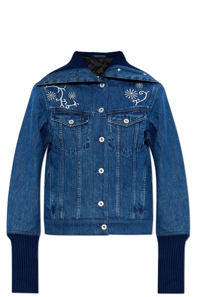 Kenzo Denim jacket with wool collar