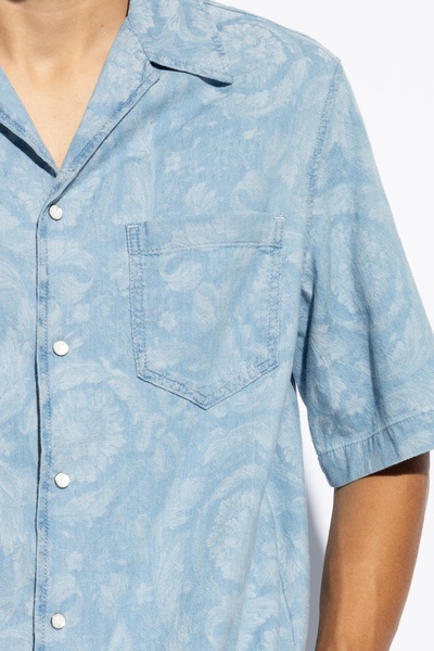 Versace Shirt with `Barocco` Pattern