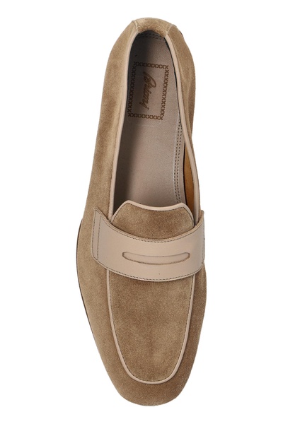 Brioni Suede Penny loafers