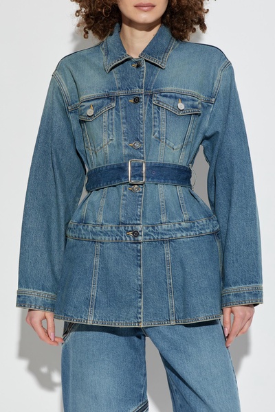 Alaia Denim jacket with belt